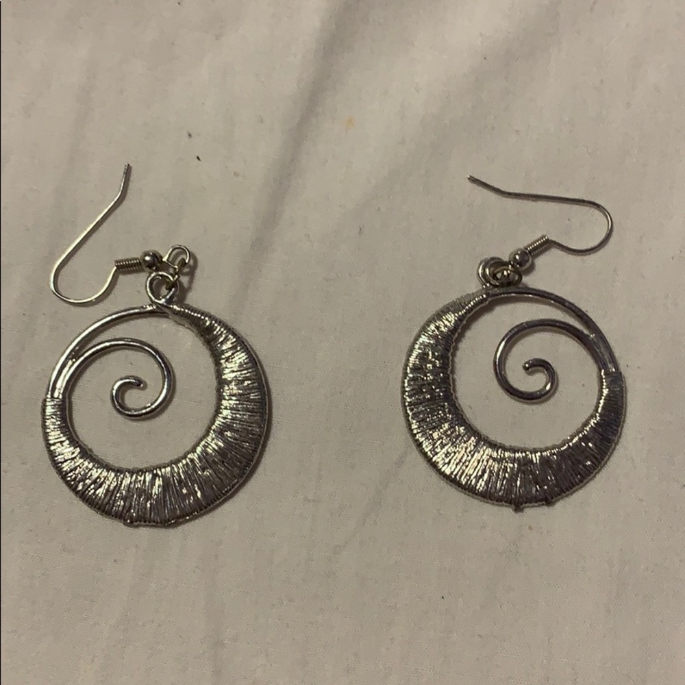 Handmade silver earrings